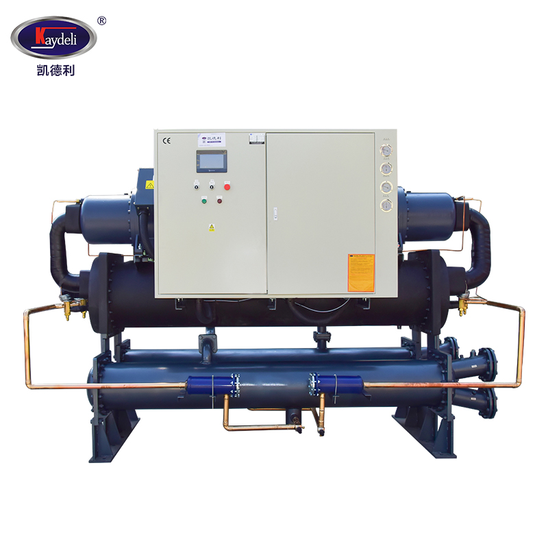 150ton 180hp Water-cooled Screw Chillers in plastic industry for extruder, injection machine, blowing machine