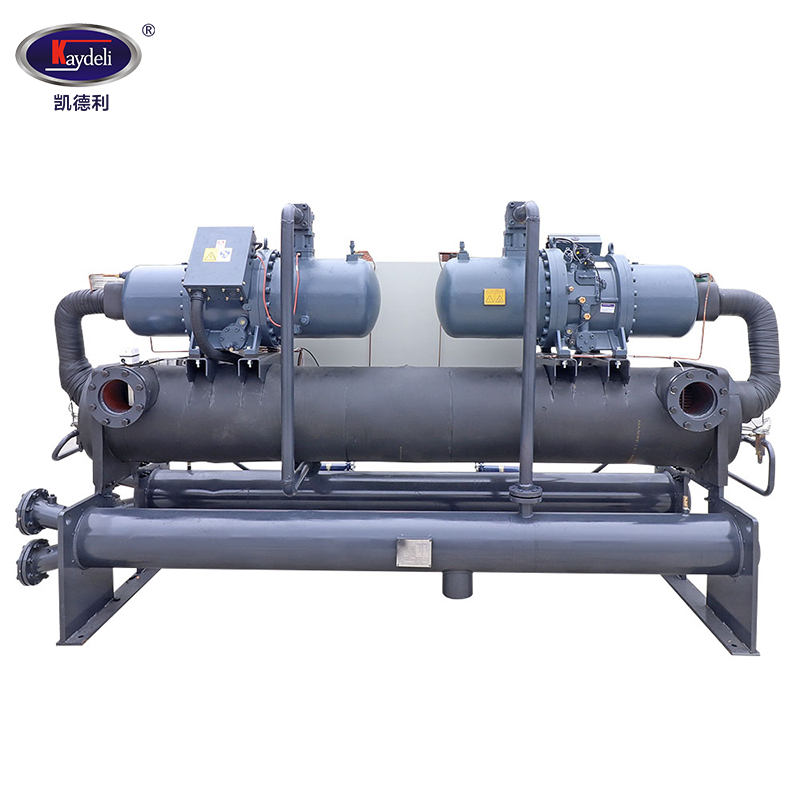 Manufacturer 200hp customized 30ton ~ 200 ton screw industrial water cooled chiller 