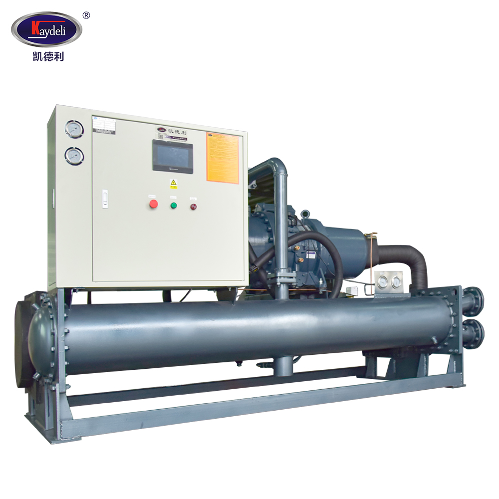 200 tons water cooled screw water chiller 170 ton 120hp 