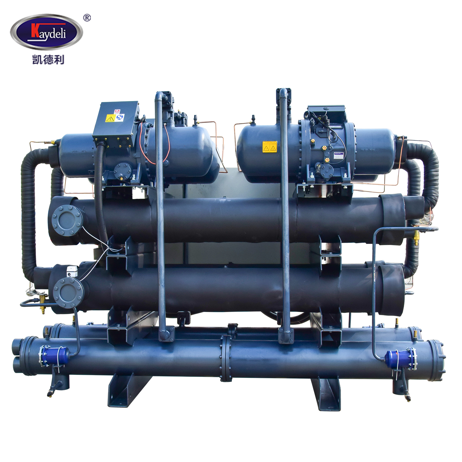 720hp 600ton 600Rt Water Cooled Screw Chiller Industrial For Hydroponics