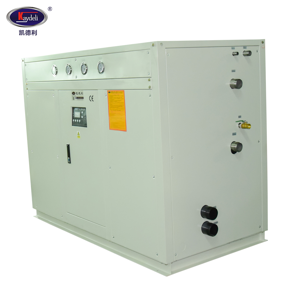 25hp 20ton 20RT Water cooled Industrial Chillers package type in plastic industry for Blowing Machine cooling